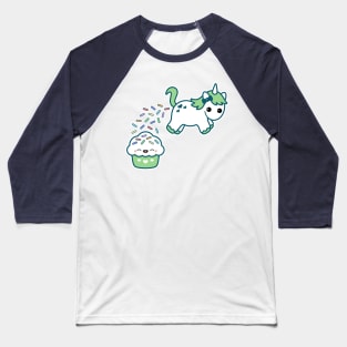 Cute Pooping Unicorn Baseball T-Shirt